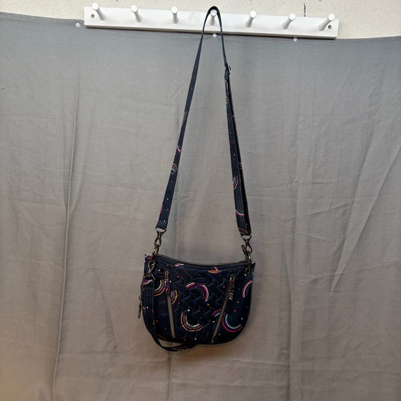 Lug Swivel crossbody adjustable strap with one shoulder strap, removable rainbow - Picture 2 of 14